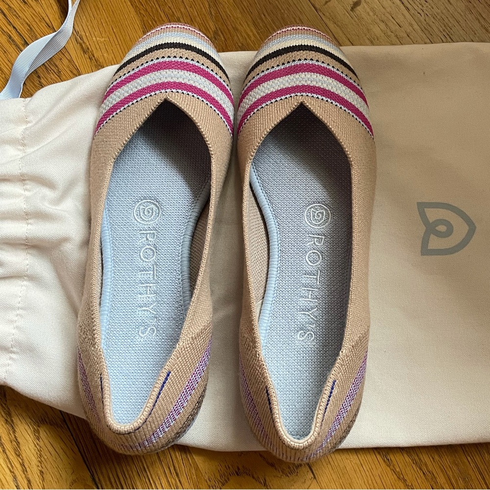 Like New Rothy’s The Merino Flat 6.5